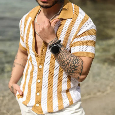 Retro Breeze Knit Shirt