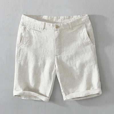 Summer Tailored Linen Shorts