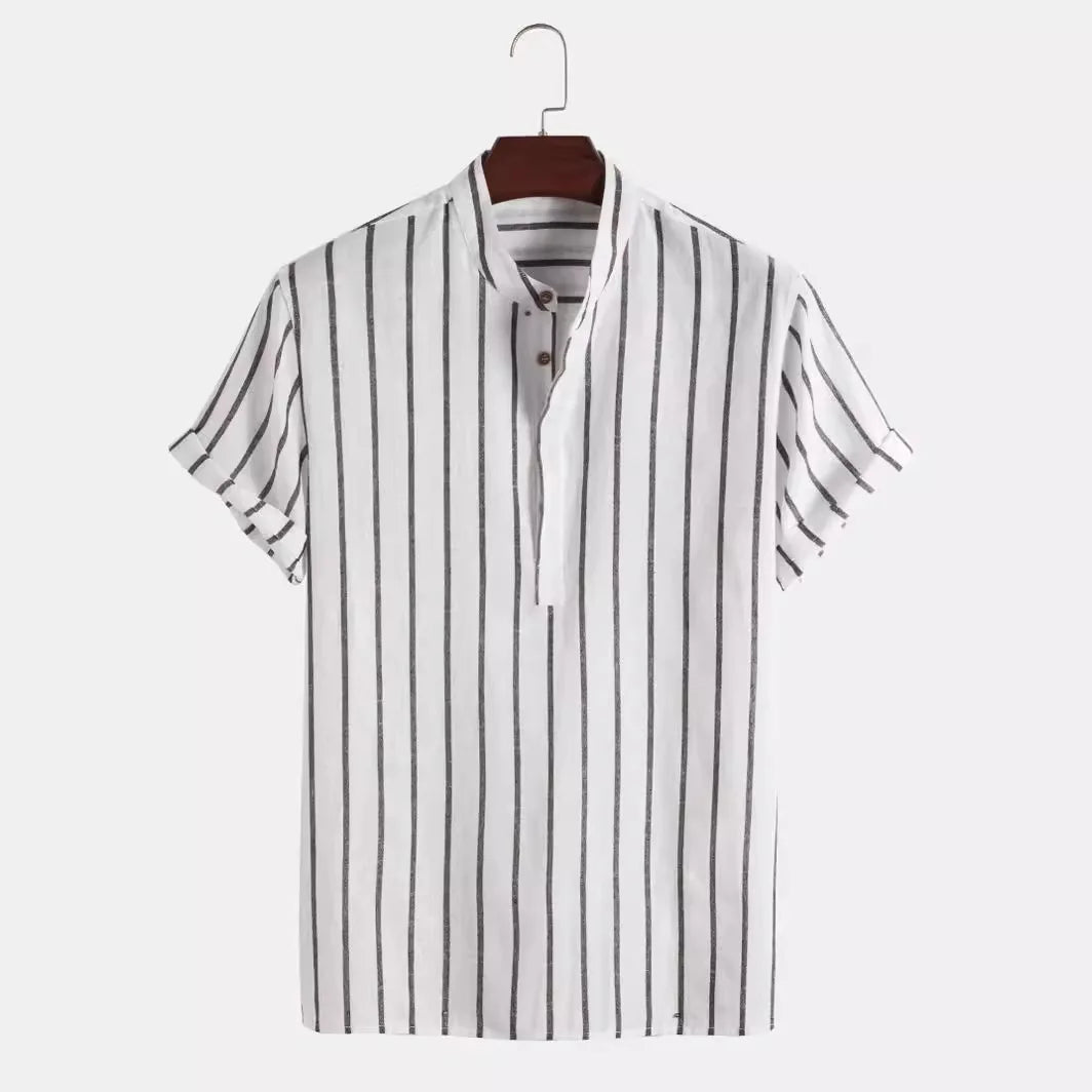 Seaside Vertical Stripe Shirt