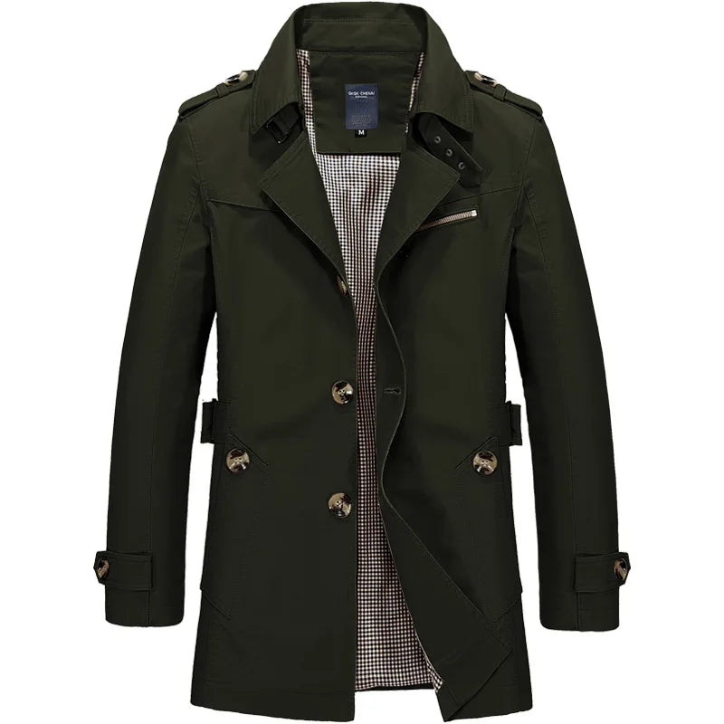 Classic Belted Trench Coat