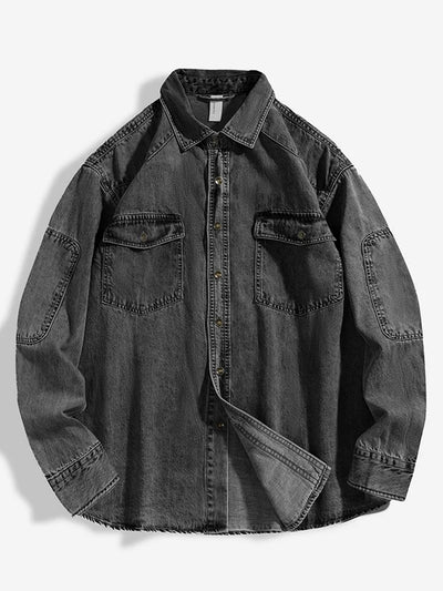 Vintage Washed Denim Shirt
