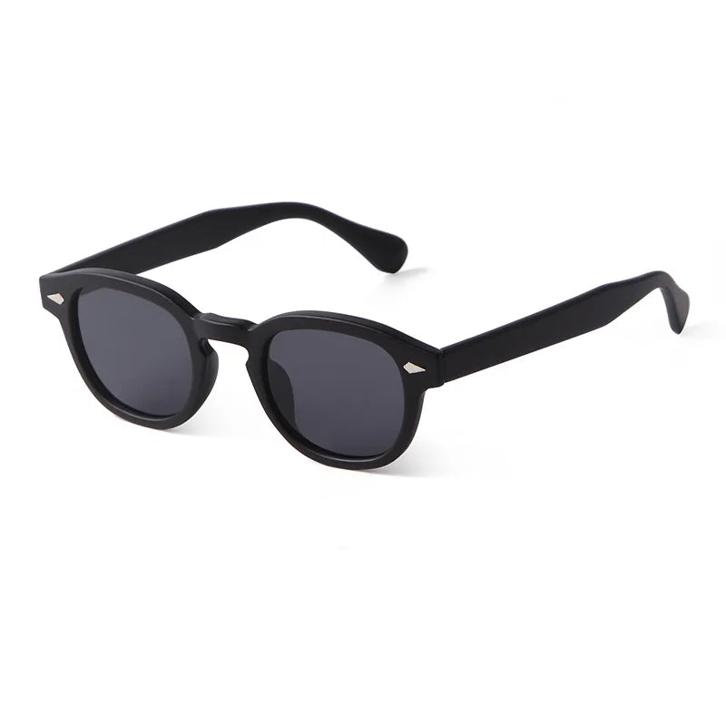 Retro Frame Round Sunglasses