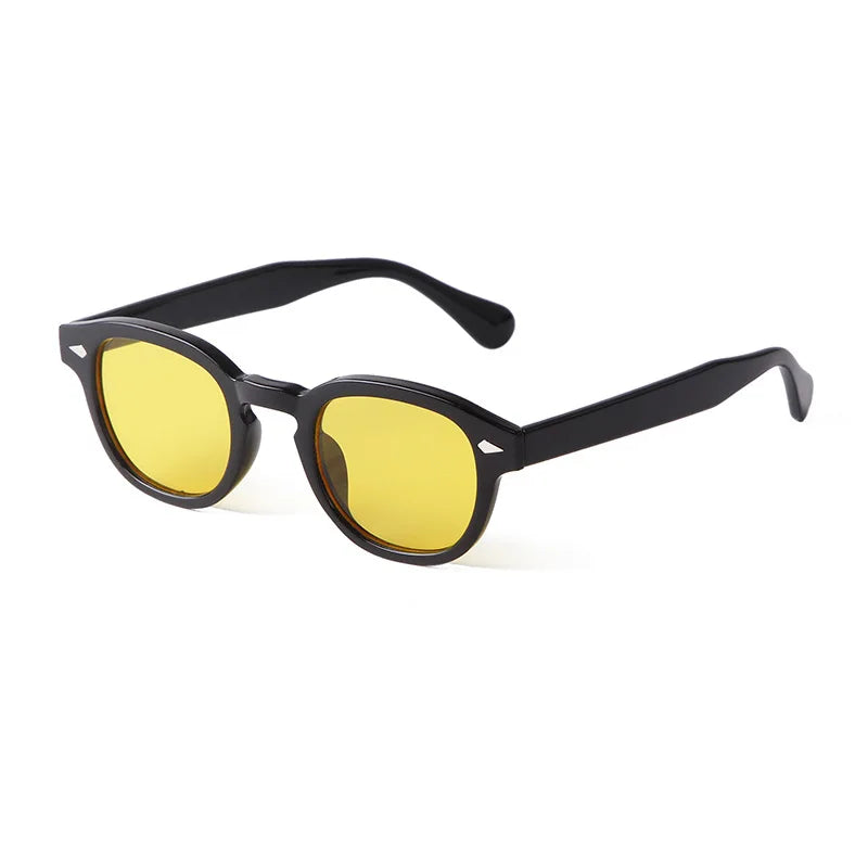 Retro Frame Round Sunglasses