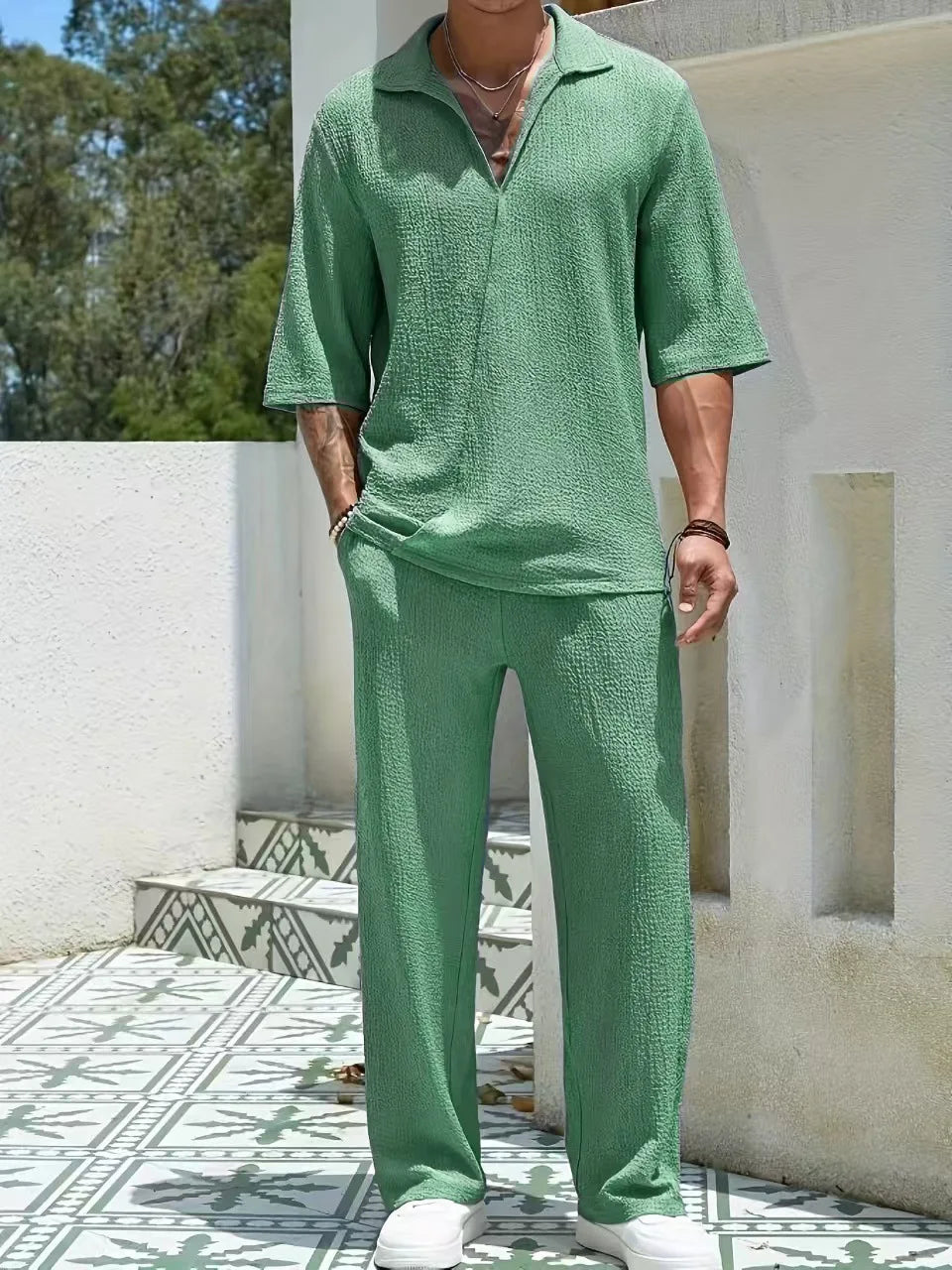 Textured Resort Lounge Set