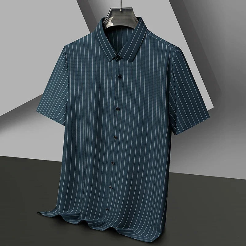 Coastal Stripe Button Shirt